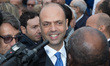 Italian Interior Minister Angelino Alfano attends the official opening of the Milan Expo 2...