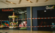 A kiddieland is closed off tape seen inside of Arcaden shopping mall on the first day of r...