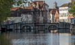 A general view of BrugesA, Belgium, on April 27, 2020. Europe's tourism industry around on...