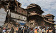 Rescue work is going on at Kathmandu Darbar Square, 1st May 2015. The official death toll...