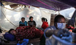People are staying in the pastic tents at Kathmandu Darbar Square, 1st May 2015. The offic...