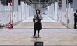 Madrid President Isabel Díaz Ayuso gives a speech at Ifema on May 01, 2020 in Madrid, Spai...