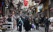 On 5 May, 2020, residents of Istanbul, the center of the Covid-19 pandemic in Turkey, wore...