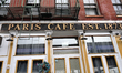 A view of The Paris Cafe in New York City USA during the coronavirus pandemic on May 9, 20...