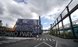A view of Domino Park at Brooklyn in New York City USA during the coronavirus pandemic on...