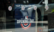 A view of Yankees Store in New York City USA during the coronavirus pandemic on May 9, 202...