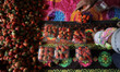  A Kashmiri farmer packing the fresly harvested straberries on the outskirts of Srinagar o...