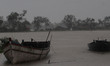 People are seen at the Chandabali and Dhamra area of Bhadrak district, 160 km away from th...