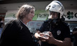 Intervention of the police force this morning in Taksim square, in Istanbul, on June 11, 2...