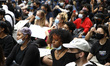 Protesters demonstrate in the streets of Manhattan in response to the death of a Minneapol...