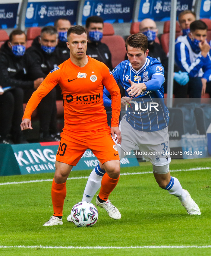 Zaglebie Lubin v Lech Poznan - Polish Football Extraleague 