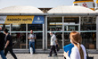 People walk in Istanbul, Turkey, on June 10, 2020 in the second week of easing coronavirus...