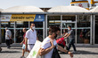 People walk in Istanbul, Turkey, on June 10, 2020 in the second week of easing coronavirus...