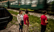 Kristian Vaklinov and his friends from the civil association For The Narrow-Gauge railway...