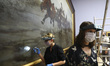Jozef Chelmonski’s painting 'Team of Four' is being examined by specialists in order to be...
