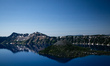 View of Crater Lake National Park, Oregon, US, on July 2, 2020. 