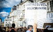 On July 10, 2020, several thousand demonstrators protested in Paris and several cities in...