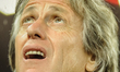 Portrait of former Flemish football coach Jorge Jesus, before the start of the match on Ma...