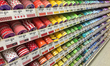 Colourful spools of ribbon at a shop in Markham, Ontario, Canada, on July 17, 2020. 