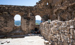 Jinshanling, China, the 4 June 2011. A worker take a nap on the great wall of China locate...