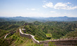 Jinshanling, China, the 4 June 2011. A view of the great wall of China located in the moun...