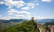 Jinshanling, China, the 4 June 2011. A view of the great wall of China located in the moun...