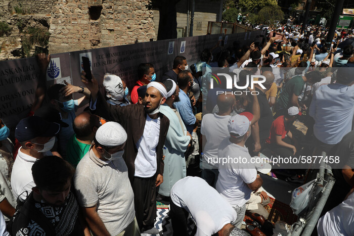 First Prayers Held At Reconverted Hagia Sophia Mosque After Status Change