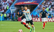  Lionel Messi of Argentina  during the FIFA World Cup match France versus Argentina at Kaz...