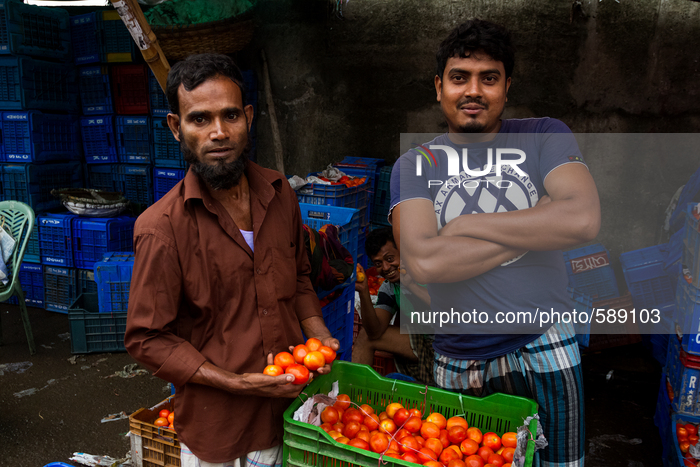 Whole-sell trading at Sadarghat in  Bangladesh