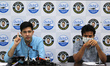 Aam Aadmi Party (AAP) MLA and National spokesperson Raghav Chadha during a press conferenc...