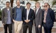 CANNES, May 16, 2015 () -- Director Asif Kapadia (C), video editor Chris King (2nd R) and...