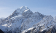 The highest mountain in New Zealand Mount Cook also known as Aoraki is seen at Mount Cook...