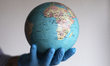 Photo Illustration of a globe in Buenos Aires, Argentina, on August 6, 2020. Russia said i...
