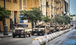 Lebanese army in Beirut, Lebanon, on August 8, 2020 after the massive explosion at the Por...