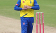  Durham's Liam Trevaskis during the Vitality Blast T20 match between Durham County Cricket...