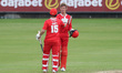 Lancashire's Keaton Jennings  celebrates scoring a hundred   during the Vitality Blast T20...