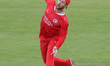 Steven Croft  of Lancashire bolwing during the Vitality Blast T20 match between Durham Cou...