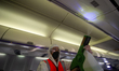 Disinfection teams are assigned to disinfect flights before passangers board to prevent th...