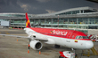 A plane of the airliner Avianca sits at el Dorado Airport after five months of inactivity...