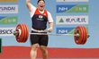 Nov 28, 2009-Goyang, South Korea-South Korea's Jang Mi-ran competes in the women's +75kg w...