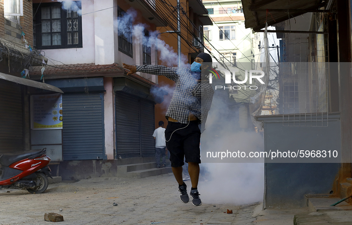 Devotees And Police Clash In Nepal 