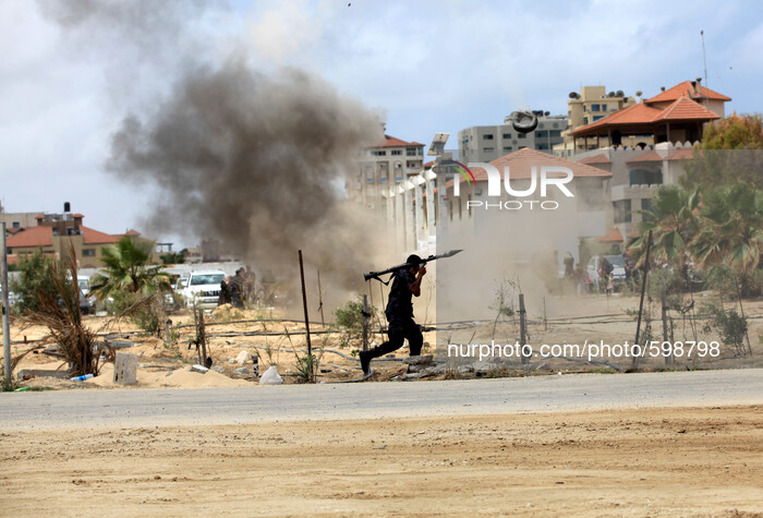 The broken helicopter of late Palestinian President Yasser Arafat