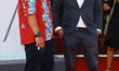 Erik Schmitt and David Wnendt walk the red carpet ahead of the movie ''Un Morgen Die Ganze...