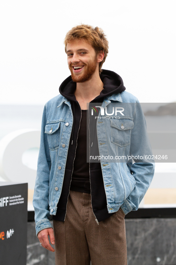 French actor Benjamin Voisin attends 'ÉTÉ 85' (SUMMER OF 85) photocall during the 68th San Sebastian International Film Festival at the Kurs...