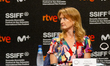 Emily Morgan attends ''Supernova'' press conference during the 68th San Sebastian Film Fes...