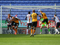  Newports Brandon Cooper comes close in the first half  during the Sky Bet League 2 match between Bolton Wanderers and Newport County at the...