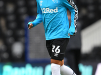  
Lee Buchanan of Derby County warms up ahead of kick-off during the Sky Bet Championship match between Derby County and Blackburn Rovers a...