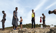 The daily life of the refugees in the new camp of Kara Tepe on September 28, 2020, in Lesv...