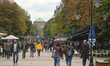 A general view of a crowdy Vitosha Boulevard, the main commercial street in the centre of...