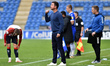   Oldham Athletic's Harry Kewell (Head Coach) during the Sky Bet League 2 match between Co...